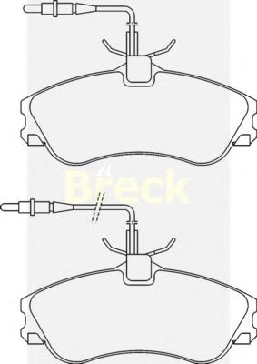 Do koszyka 425485 Peugeot/Citroen Klocki hamulcowe przednie tarczowe