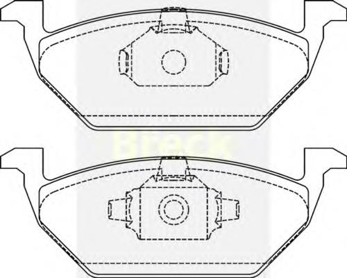 23130 00 702 00 Breck klocki hamulcowe przednie tarczowe