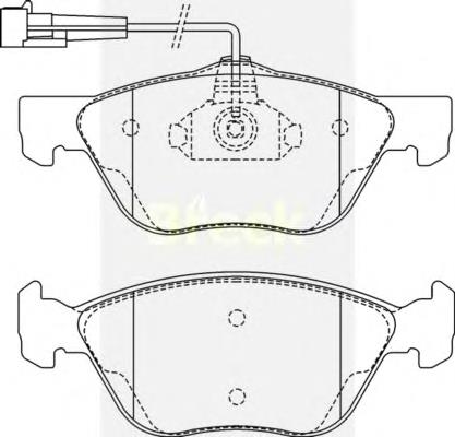 Klocki hamulcowe przednie tarczowe Fiat/Alfa/Lancia 9951217 cena, od 29,35 USD