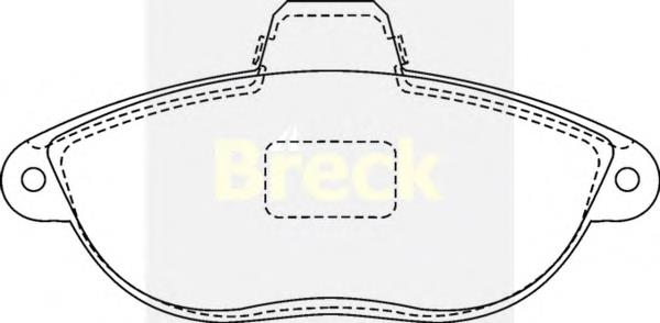 Klocki hamulcowe przednie tarczowe 425151 Peugeot/Citroen
