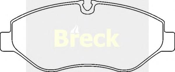 29192 00 703 00 Breck klocki hamulcowe przednie tarczowe