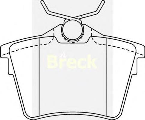 Okładziny (klocki) do hamulców tarczowych tylne Blue Print ADP154219