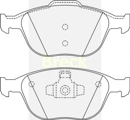 301639 VALEO Klocki hamulcowe przednie tarczowe
