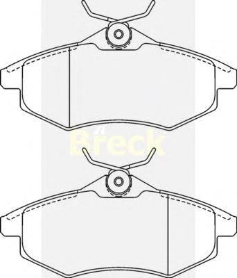 425384 Peugeot/Citroen Klocki hamulcowe przednie tarczowe