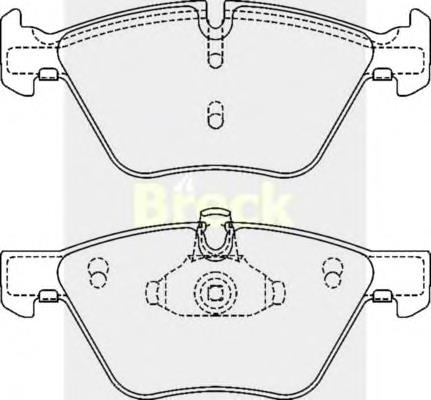 Do koszyka 34116763618 BMW Klocki hamulcowe przednie tarczowe