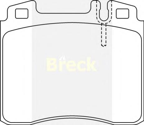 Klocki hamulcowe przednie tarczowe Mercedes A0024200420