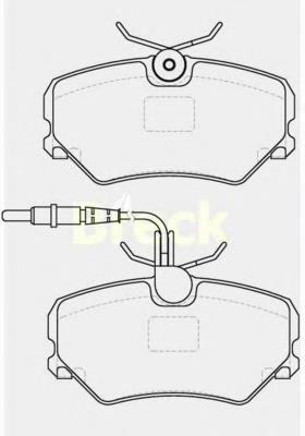 Klocki hamulcowe przednie tarczowe 425270 Peugeot/Citroen
