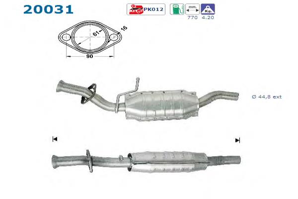 Konwerter-katalizator AS/Auto Storm 20031 cena, od 154,47 USD