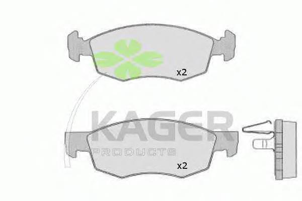 Klocki hamulcowe przednie tarczowe Fiat/Alfa/Lancia 71770964