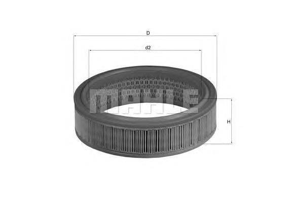 Filtr powietrza Mahle Original LX158 cena, od 5,37 USD