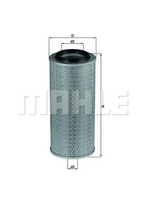 Filtr powietrza Mahle Original LX275 cena, od 18,38 USD