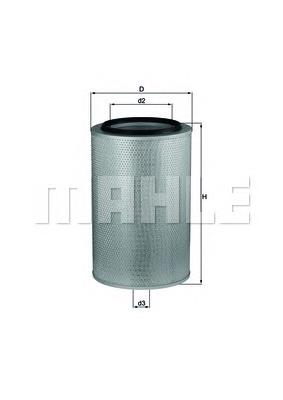 Filtr powietrza Mahle Original LX273 cena, od 60,50 USD