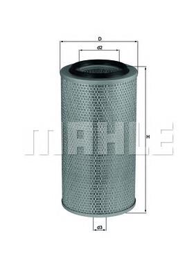 LX265 Mahle Original Filtr powietrza