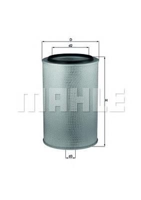 Filtr powietrza Mahle Original LX626 cena, od 79,94 USD