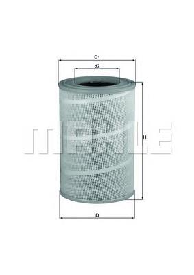 Filtr powietrza Mahle Original LX713 cena, od 67,76 USD