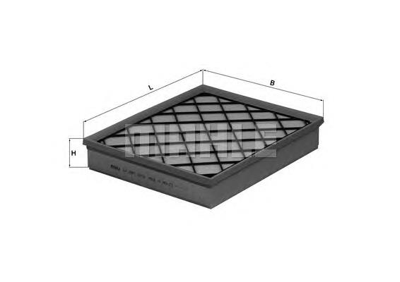 Do koszyka LX2641 Mahle Original Filtr powietrza