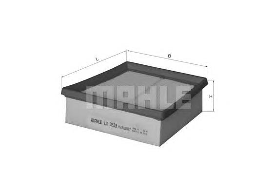 Filtr powietrza Mahle Original LX2633 cena, od 8,30 USD