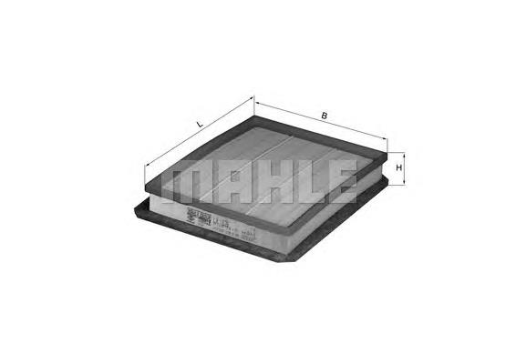 Filtr powietrza Mahle Original LX1826 cena, od 10,79 USD