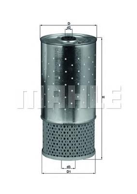 OX78D1 Mahle Original Filtr oleju