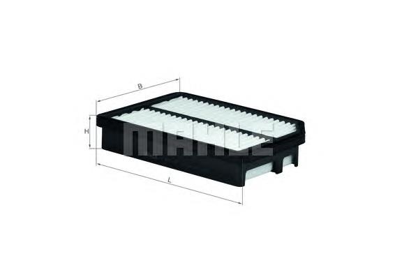 Do koszyka LX2890 Mahle Original Filtr powietrza