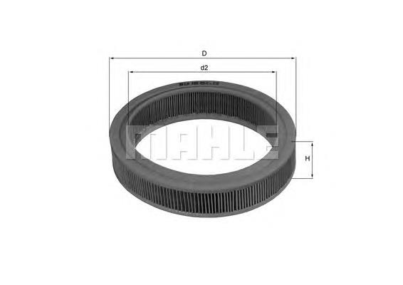 LX 108 Mahle Original filtr powietrza