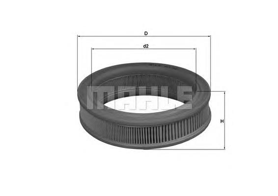 Filtr powietrza Mahle Original LX81 cena, od 10,54 USD