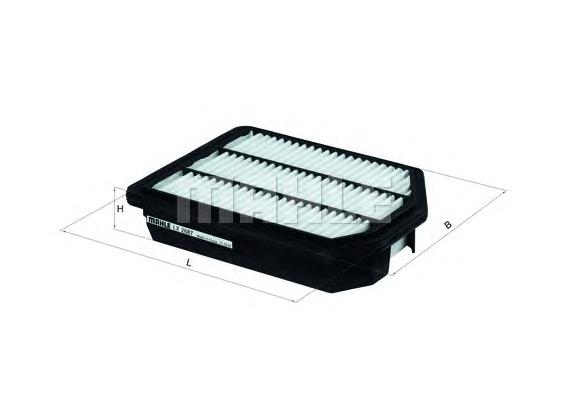 LX2687 Mahle Original Filtr powietrza