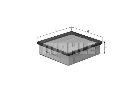 Filtr powietrza Mahle Original LX2676 cena, od 9,42 USD