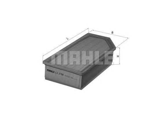 Filtr powietrza Mahle Original LX2788 cena, od 21,26 USD