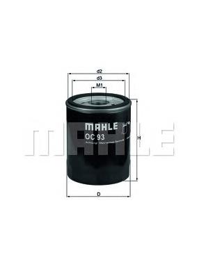 OC93 Mahle Original filtr oleju