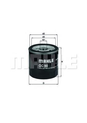 OC90OF Mahle Original filtr oleju