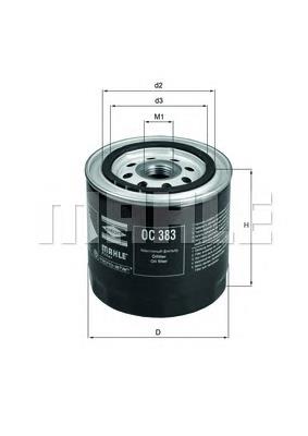 OC383 Mahle Original filtr oleju