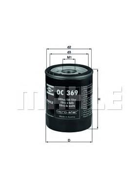 OC369 Mahle Original filtr oleju