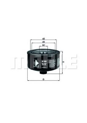 Filtr oleju OC404 Mahle Original