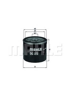 Filtr oleju OC272 Mahle Original