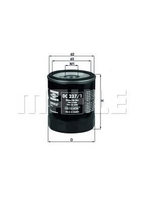 OC2371 Mahle Original filtr oleju