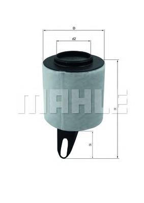 LX1650 Mahle Original Filtr powietrza