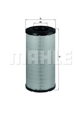 LX1775 Mahle Original Filtr powietrza