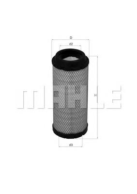 Filtr powietrza Mahle Original LX1673 cena, od 27,26 USD