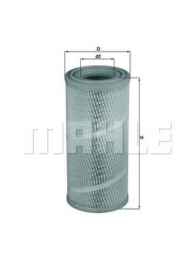 Filtr powietrza Mahle Original LX1142 cena, od 19,06 USD