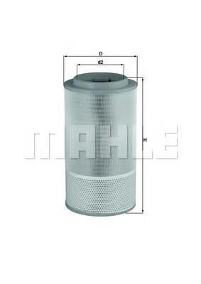 Filtr powietrza Mahle Original LX1024 cena, od 59,39 USD