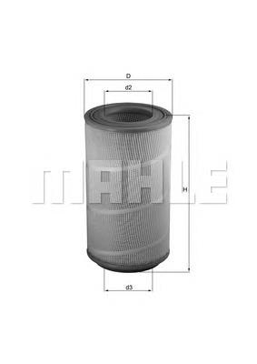LX1025 Mahle Original Filtr powietrza