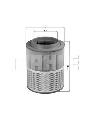 Filtr powietrza Mahle Original LX1072 cena, od 57,43 USD