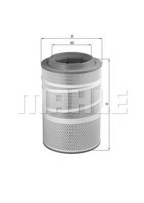 Filtr powietrza LX1278 Mahle Original