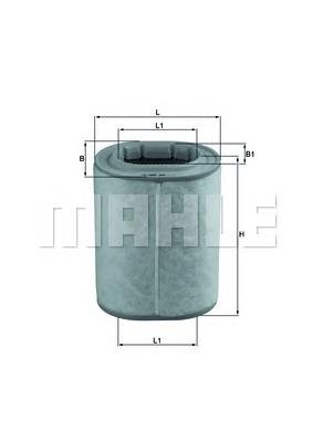 Filtr powietrza Mahle Original LX1460 cena, od 17,92 USD