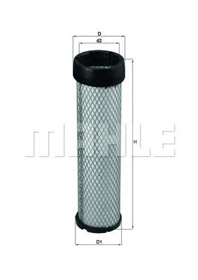 Filtr powietrza Fleetguard AF25558