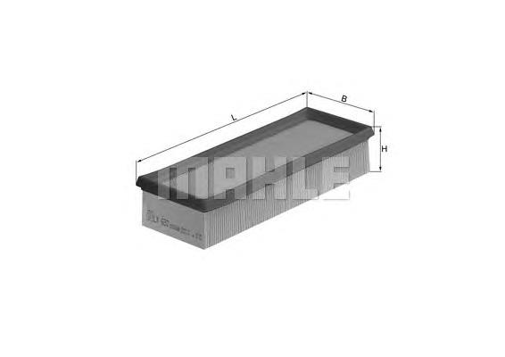 Filtr powietrza Mahle Original LX632 cena, od 10,39 USD