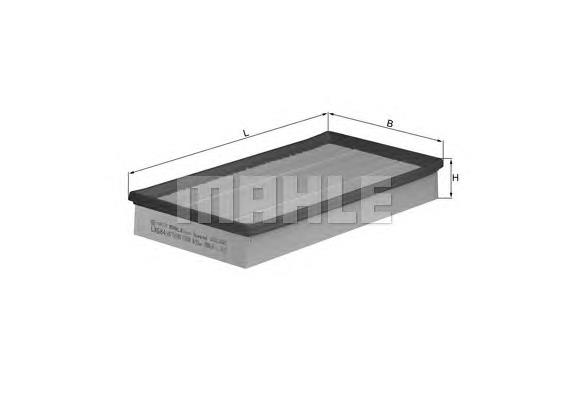 LX684 Mahle Original filtr powietrza