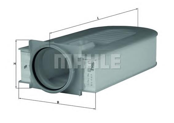 Filtr powietrza Mahle Original LX1833 cena, od 37,82 USD