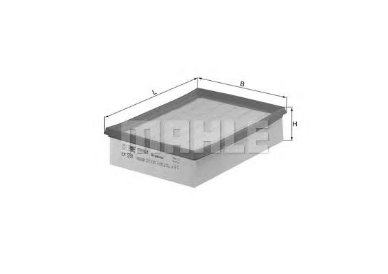 Filtr powietrza Mahle Original LX598 cena, od 9,79 USD
